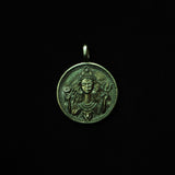 Adorn yourself with Quirksmith's Shark Tank India featured Maa Durga Coin Pendant. Jewellery handcrafted in 92.5 Silver.