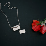 Adorn your loved one with Quirksmith's Lifafa Necklace, handcrafted in 92.5 Silver. Perfect for valentines day presents.