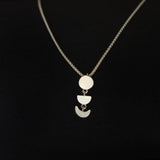 Becoming Moon phases pendant-Without Chain - Quirksmith