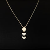 Becoming Moon phases pendant-Without Chain - Quirksmith
