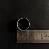 Hammered Finish Big Toe Ring - Single Piece - Quirksmith