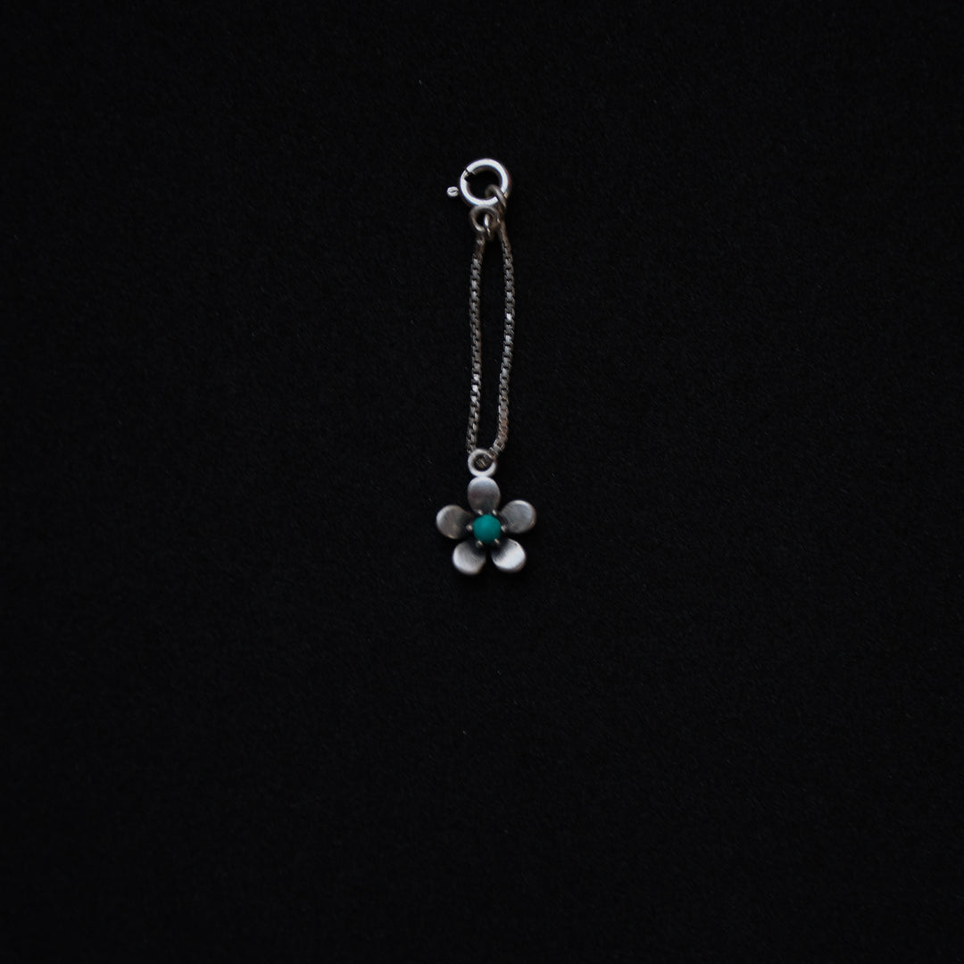 Quirksmith's Floral Watch Charm Chain: Handcrafted in 92.5 Silver; best gifts for women who value meaningful accessories.