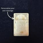 Gift a poetry - Brass - Quirksmith