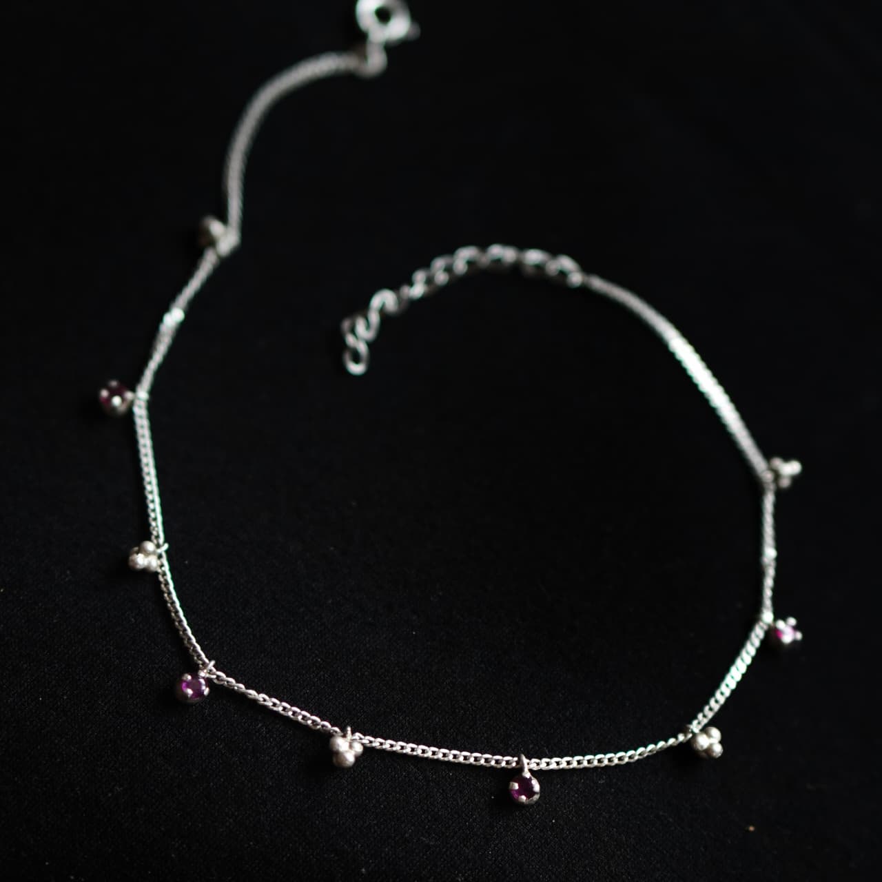 Gulaab Droplets Anklet - Single Piece - Quirksmith