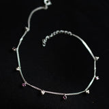 Gulaab Droplets Anklet - Single Piece - Quirksmith