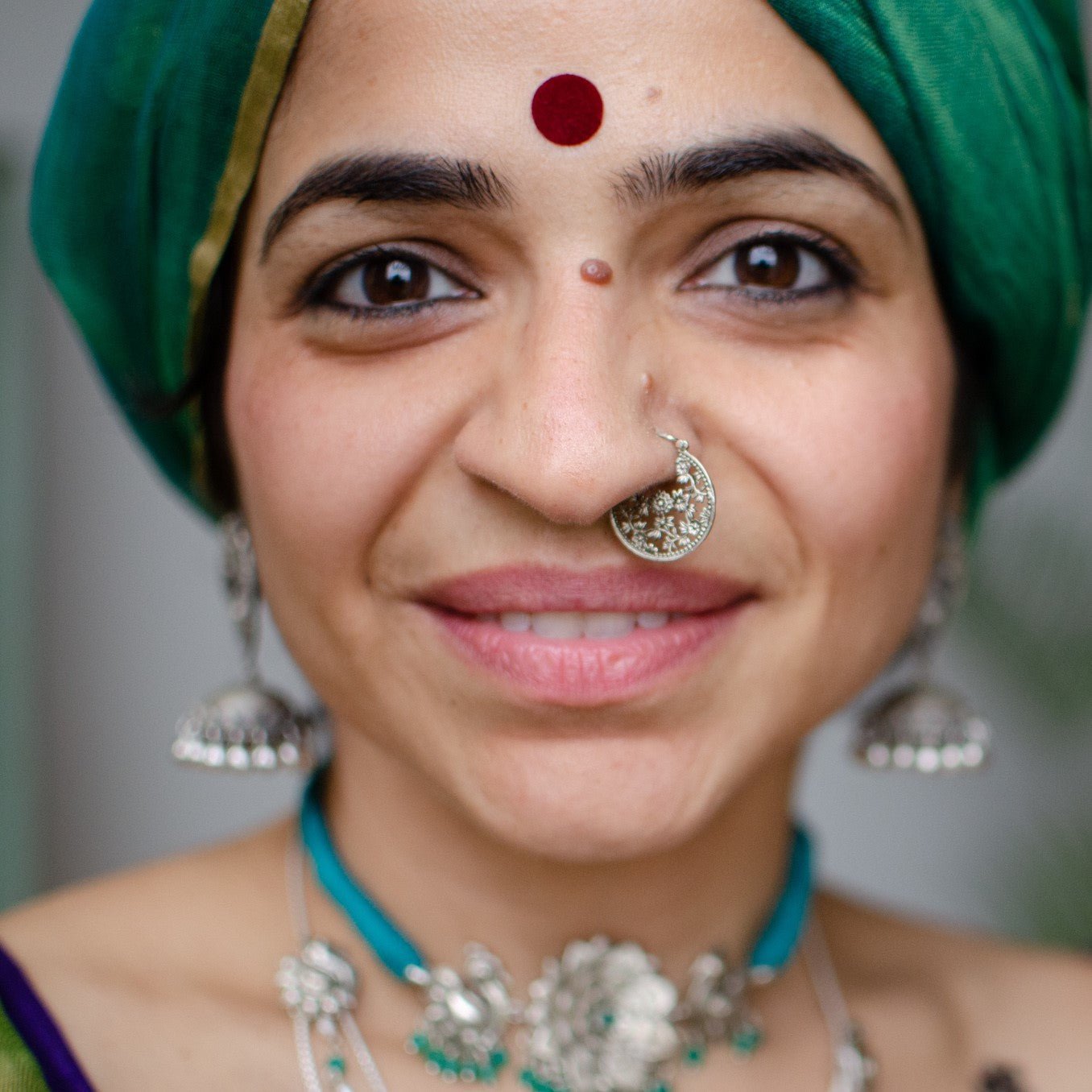 Jaali Nosering-Elegant Ethnic Design-Ethnic Jaali Noserin – Quirksmith