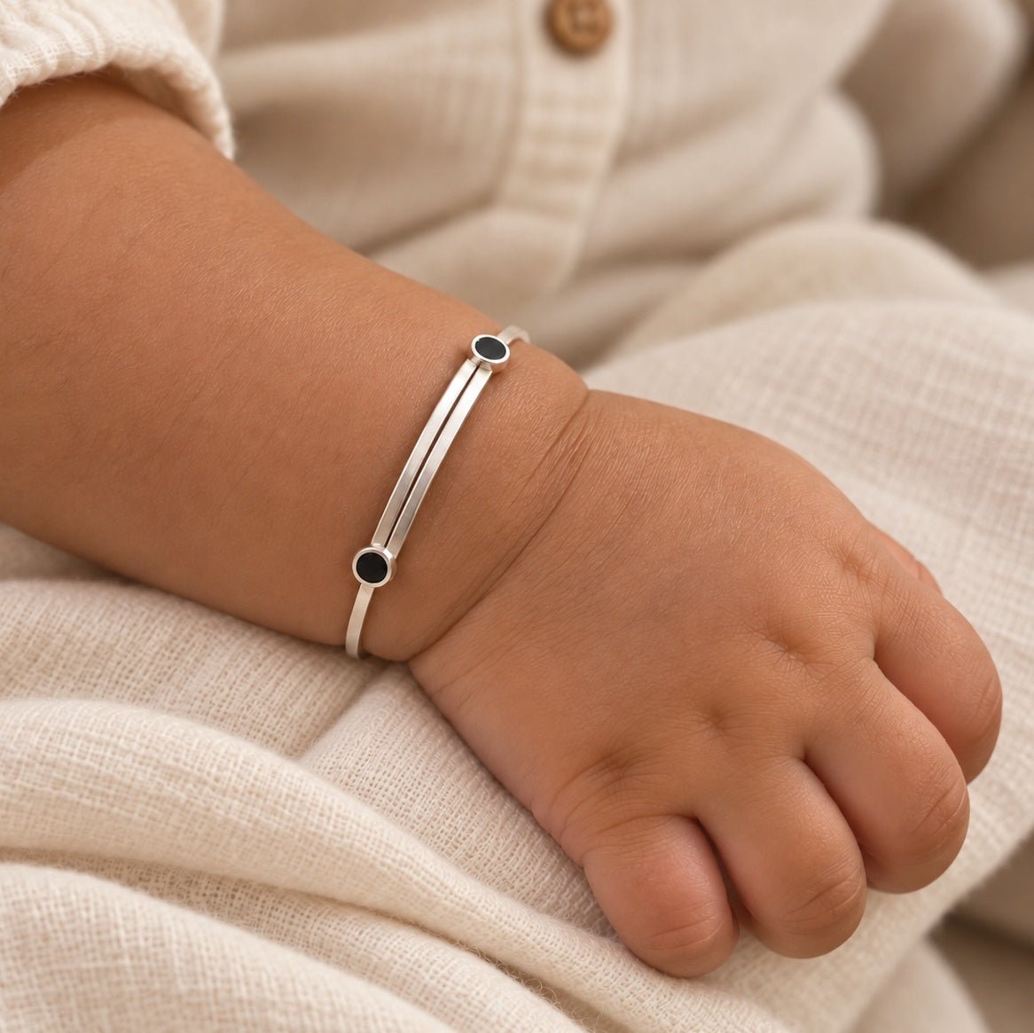 Kaala Teeka Bangle For Kids-0-2 Years - Quirksmith