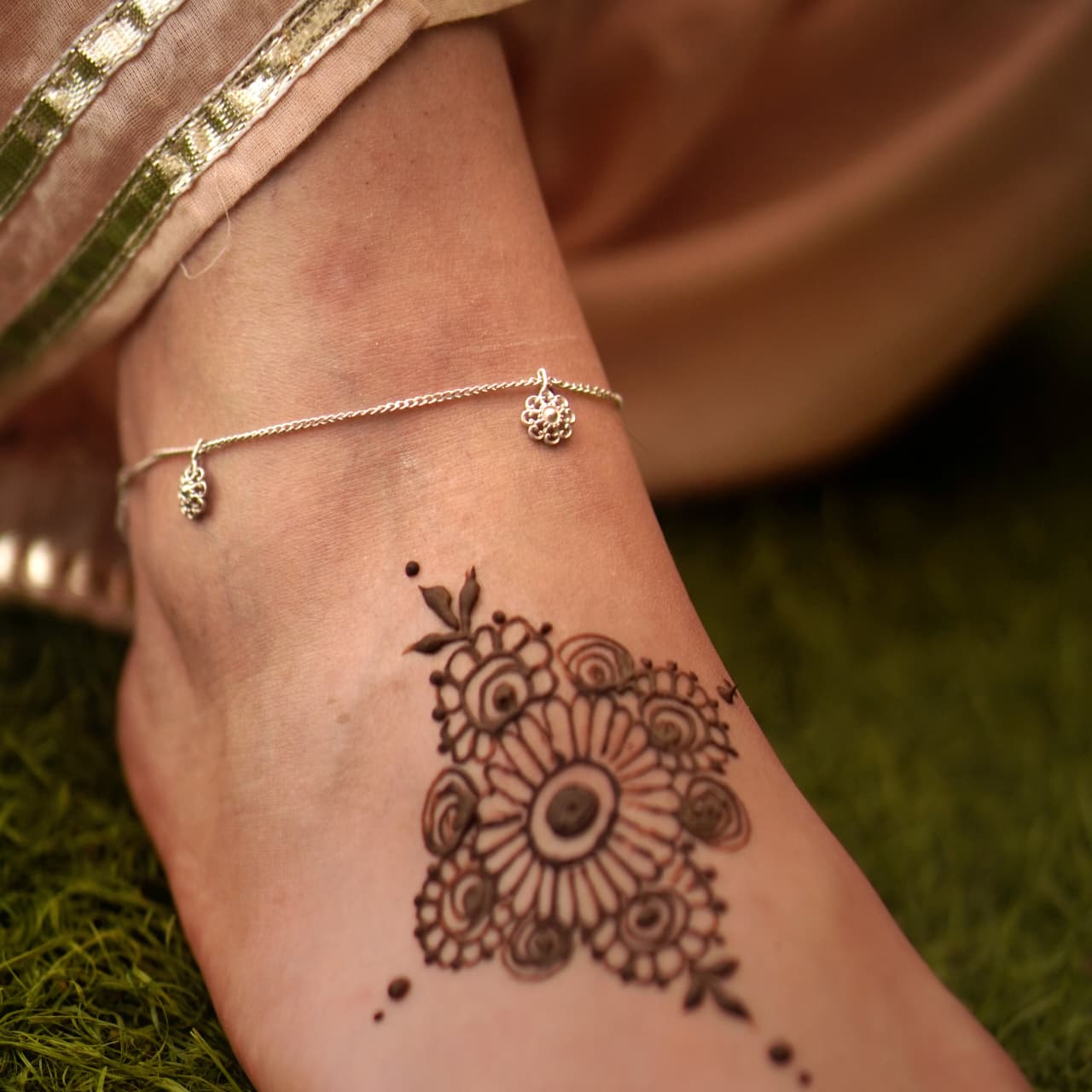 Kusum anklet - Single Piece - Quirksmith