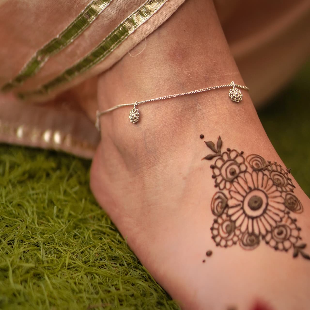 Kusum anklet - Single Piece - Quirksmith