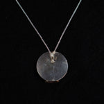 Lakshmi Murti Pendant - with Plain Silver Chain - 18 inch - Quirksmith