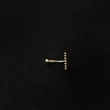 Linear Dot Belly Ring - Quirksmith