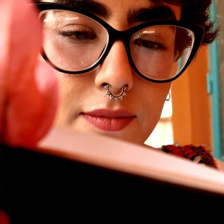 Maple Leaves Septum Ring - Wire - Quirksmith