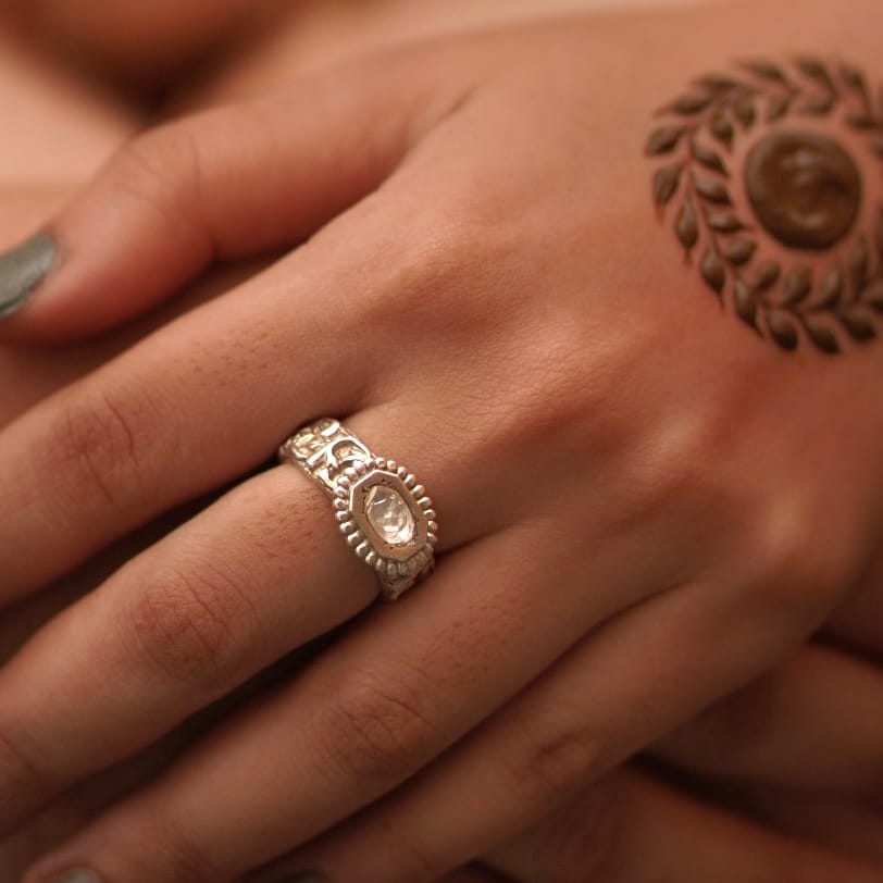 Mehtab Nakshi Ring - Small to Medium - Quirksmith