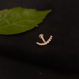Muskaan Dot Nosepin Stud - Wire - Quirksmith