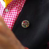 Navrathna Brooch Rakhi - Quirksmith