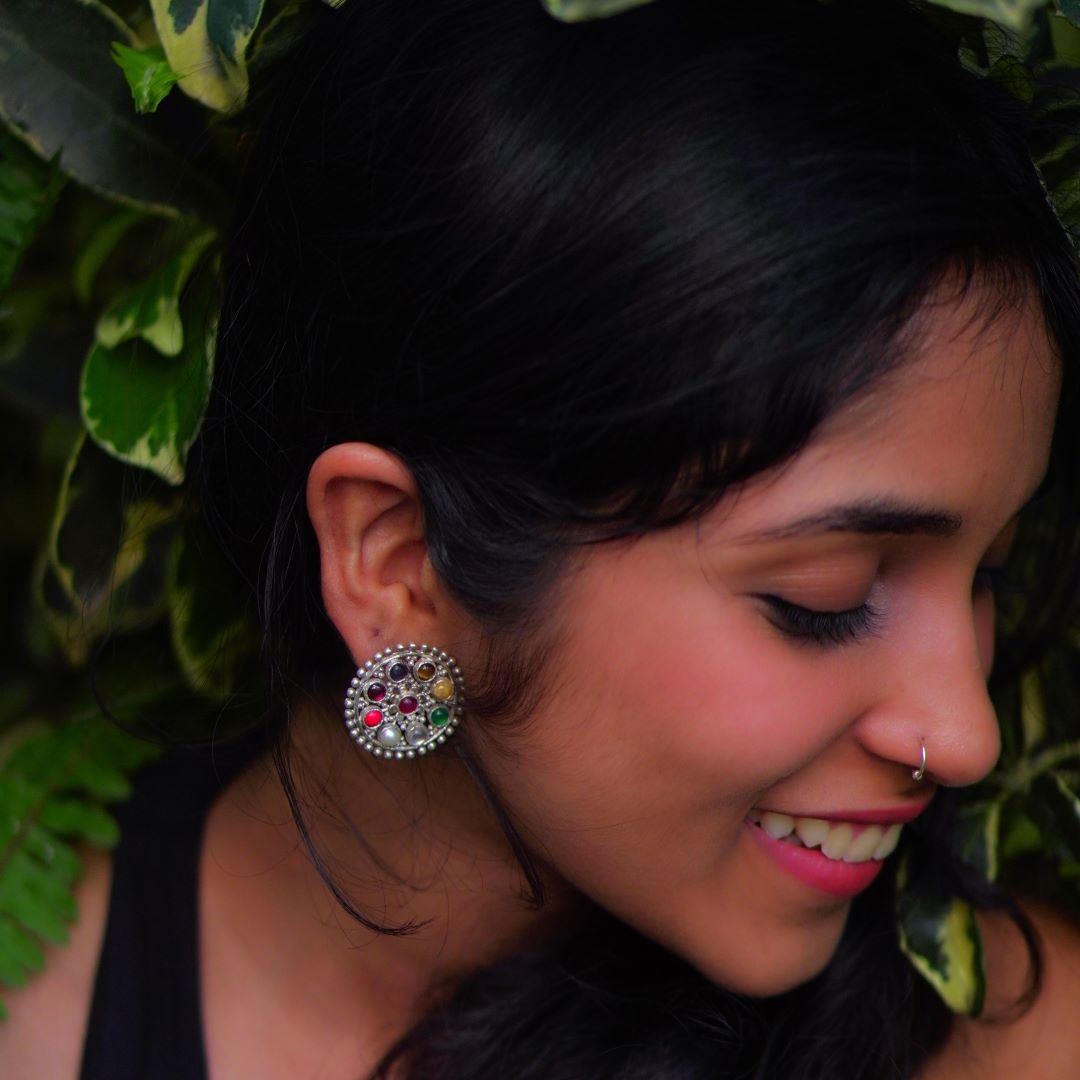 Navratna Studs - Quirksmith