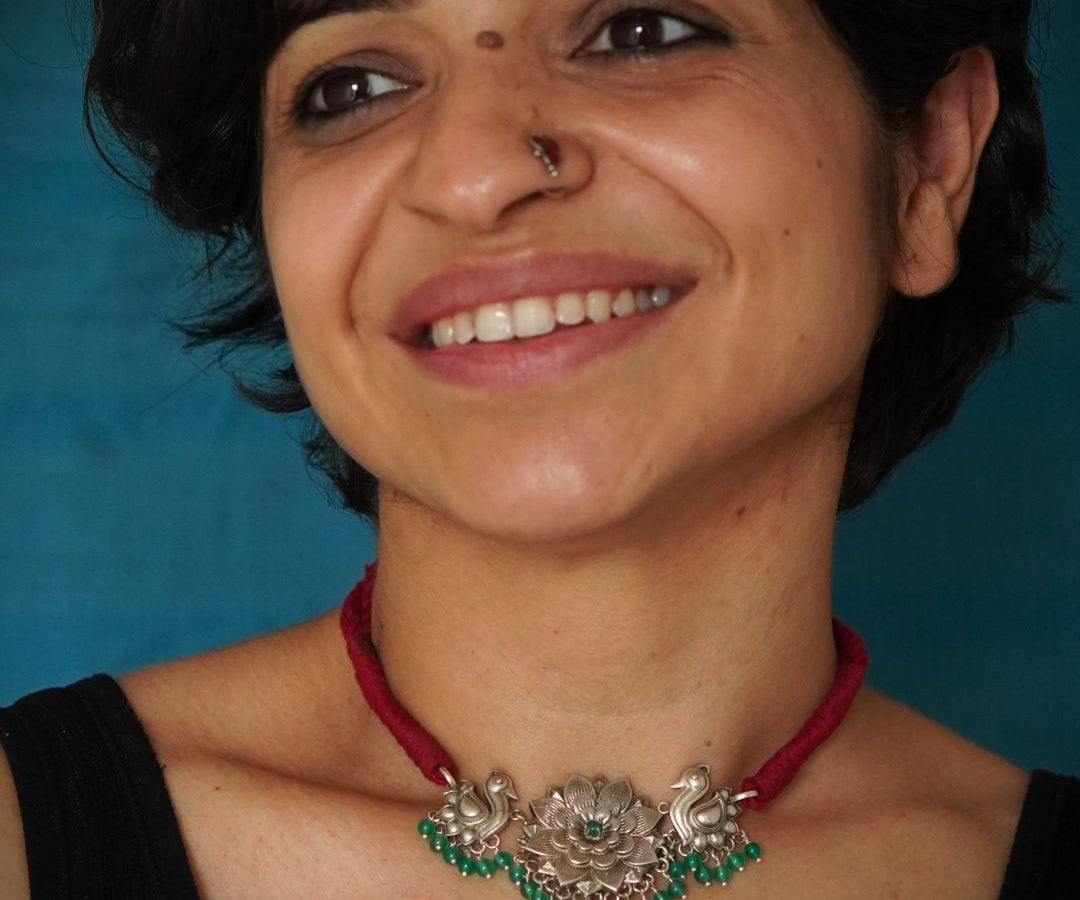 Nazaqat Choker - Turquoise - Quirksmith