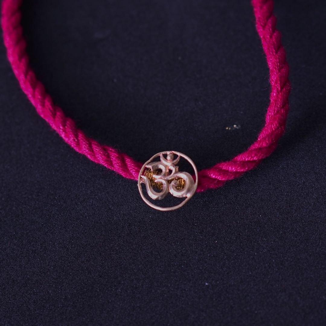 Om Rakhi (Brass) - Quirksmith