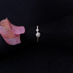 Orbit Pearl Ring-S/M - Quirksmith