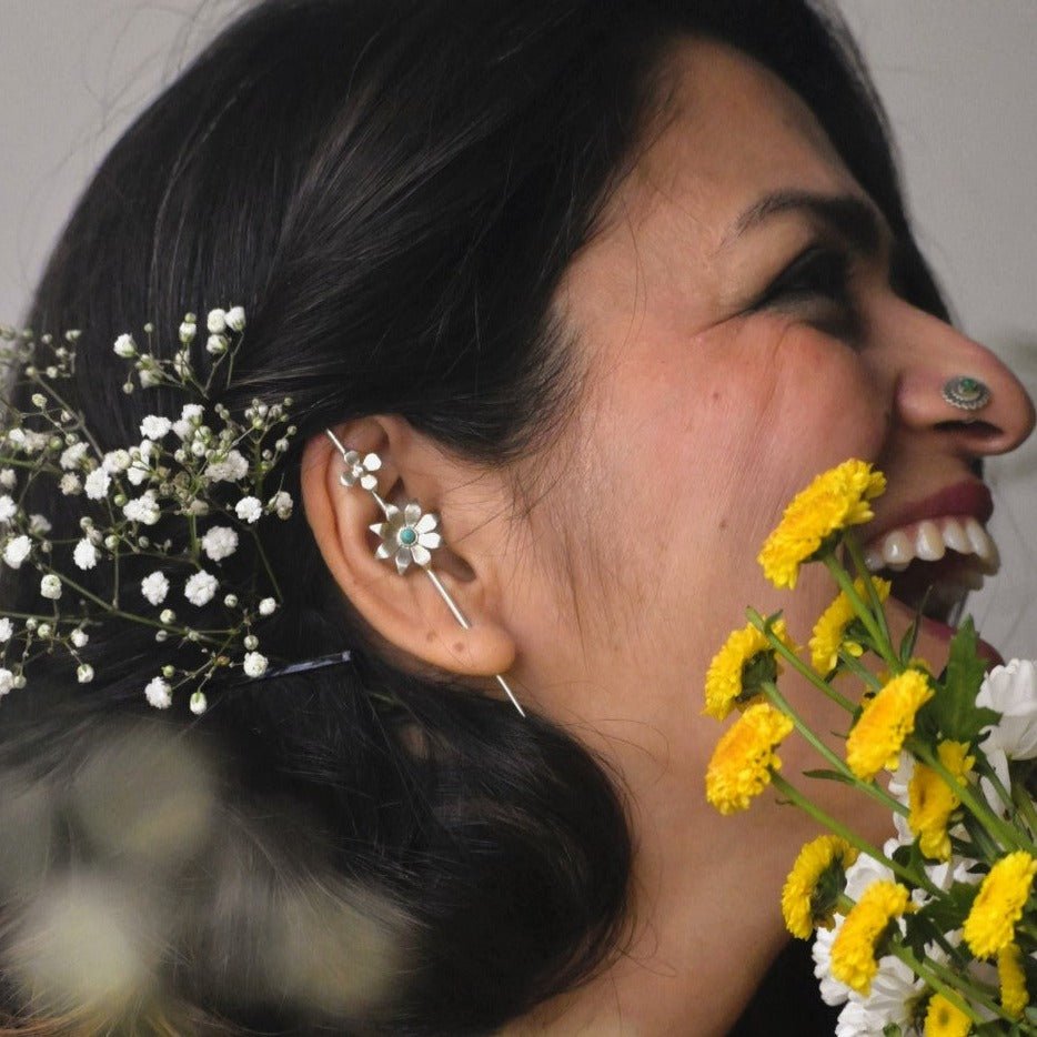 Phool Teeli Earcuff for Women – Stylish Ethnic Ear Jewelry