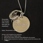 Scorpio Pendant - without chain - Quirksmith