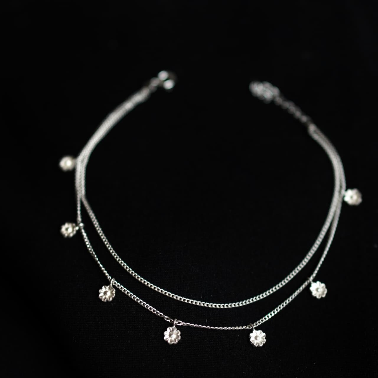 Shiuli Double Chain Anklet - Single Piece - Quirksmith