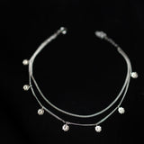 Shiuli Double Chain Anklet - Single Piece - Quirksmith