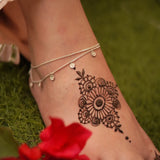 Shiuli Double Chain Anklet - Single Piece - Quirksmith