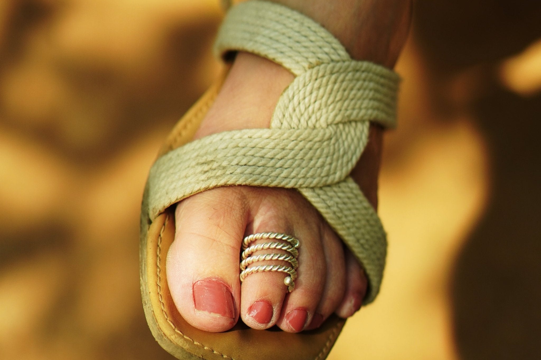 Spiral Toe Ring - Single Piece - Quirksmith