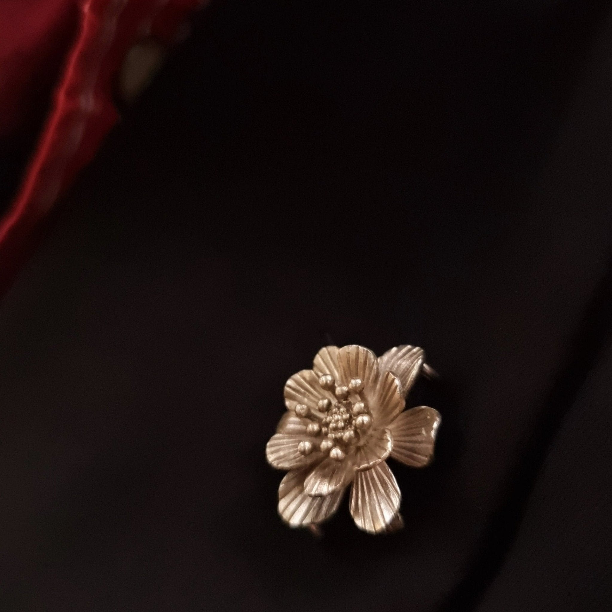 Buy Silver Brooch Online In India Spring Floral Brooch Quirksmith