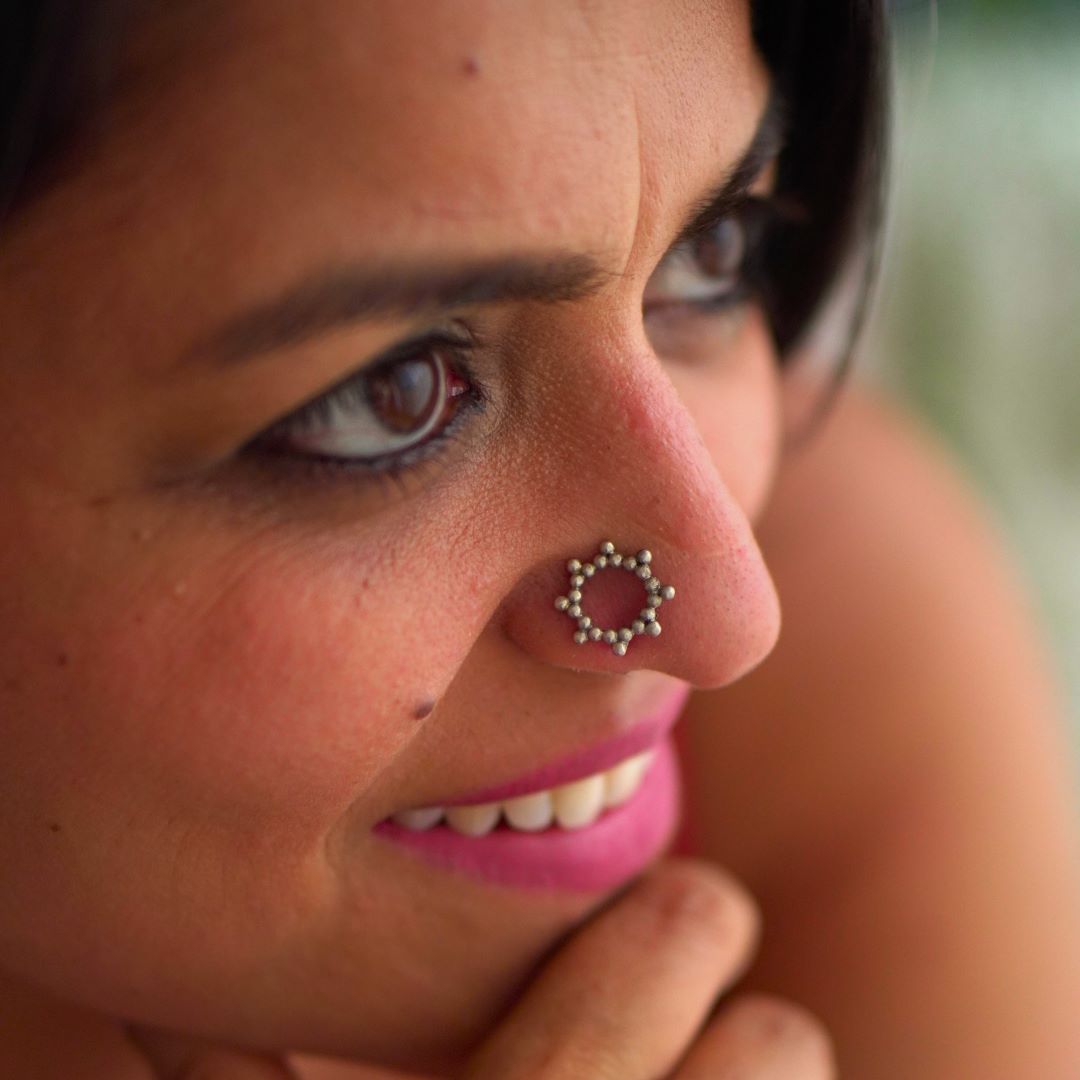 Sun Nose Pin-Stylish Sun Design Nose Stud for Women – Quirksmith