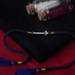 Tiny Flower Silver Watch Charm Rakhi - Quirksmith