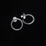 Trajva Taal Studs-Hollow Circle Studs - Quirksmith