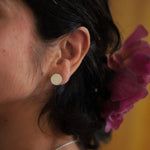 Trajva Taal Studs-Solid & Hollow Circle Pair - Quirksmith