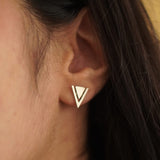 Trajva Trikone Studs - Quirksmith