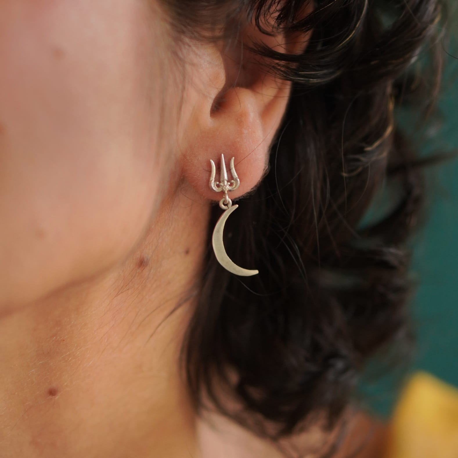 Trishul Dangle Earrings - Quirksmith