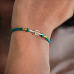 Trishul Silver Watch Charm Rakhi - Quirksmith