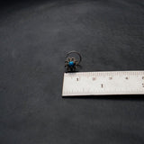 Turquoise Flower Nosepin - Wire - Quirksmith