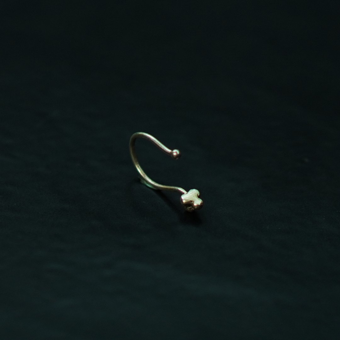 Buy simple Silver Clip on Lip Ring Online - Quirksmith
