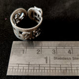 Aham Brahamasmi Thumb Ring - Quirksmith's poetic jewellery seen on Shark Tank India Season 3. Handcrafted in 92.5 Silver.