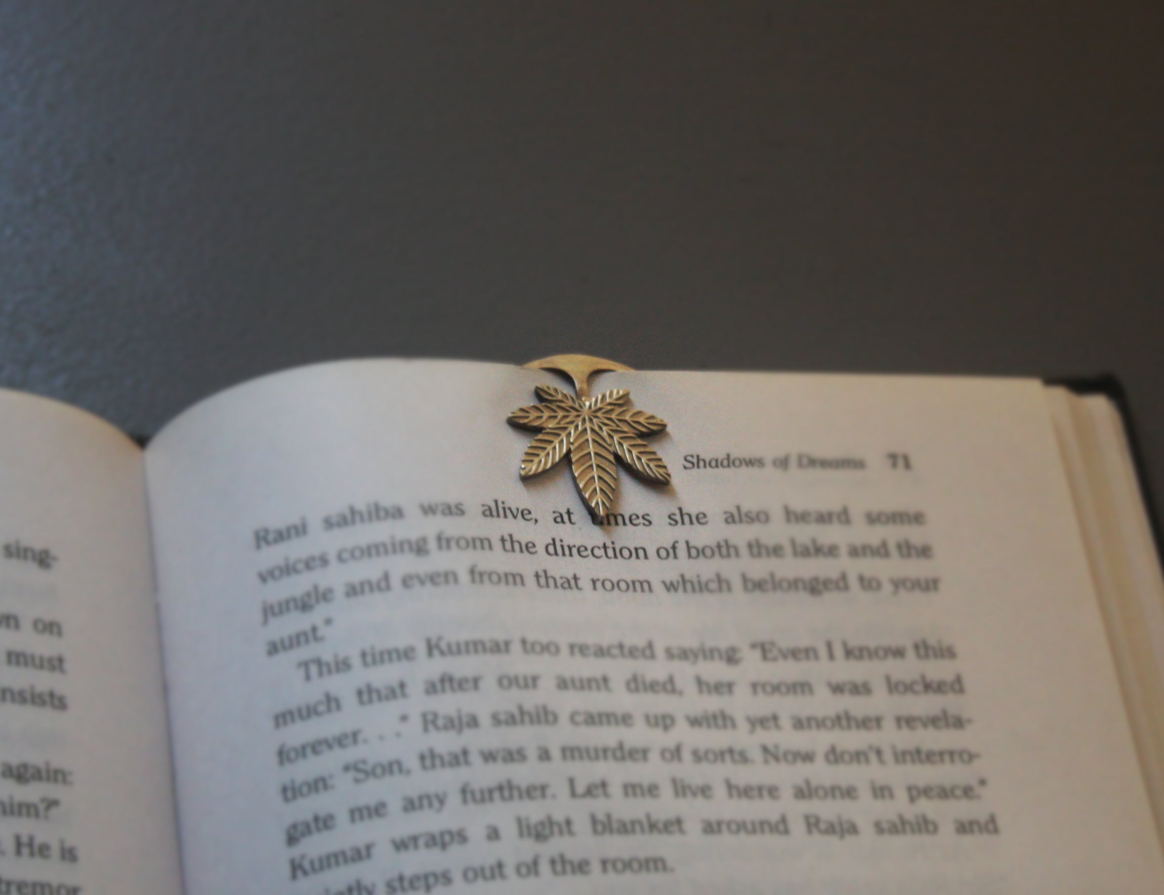 Shop online for Silver That Leaf Bookmark  by Quirksmith