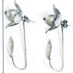 Buy silver Fashion earring collection - Floral Guards - Quirksmith