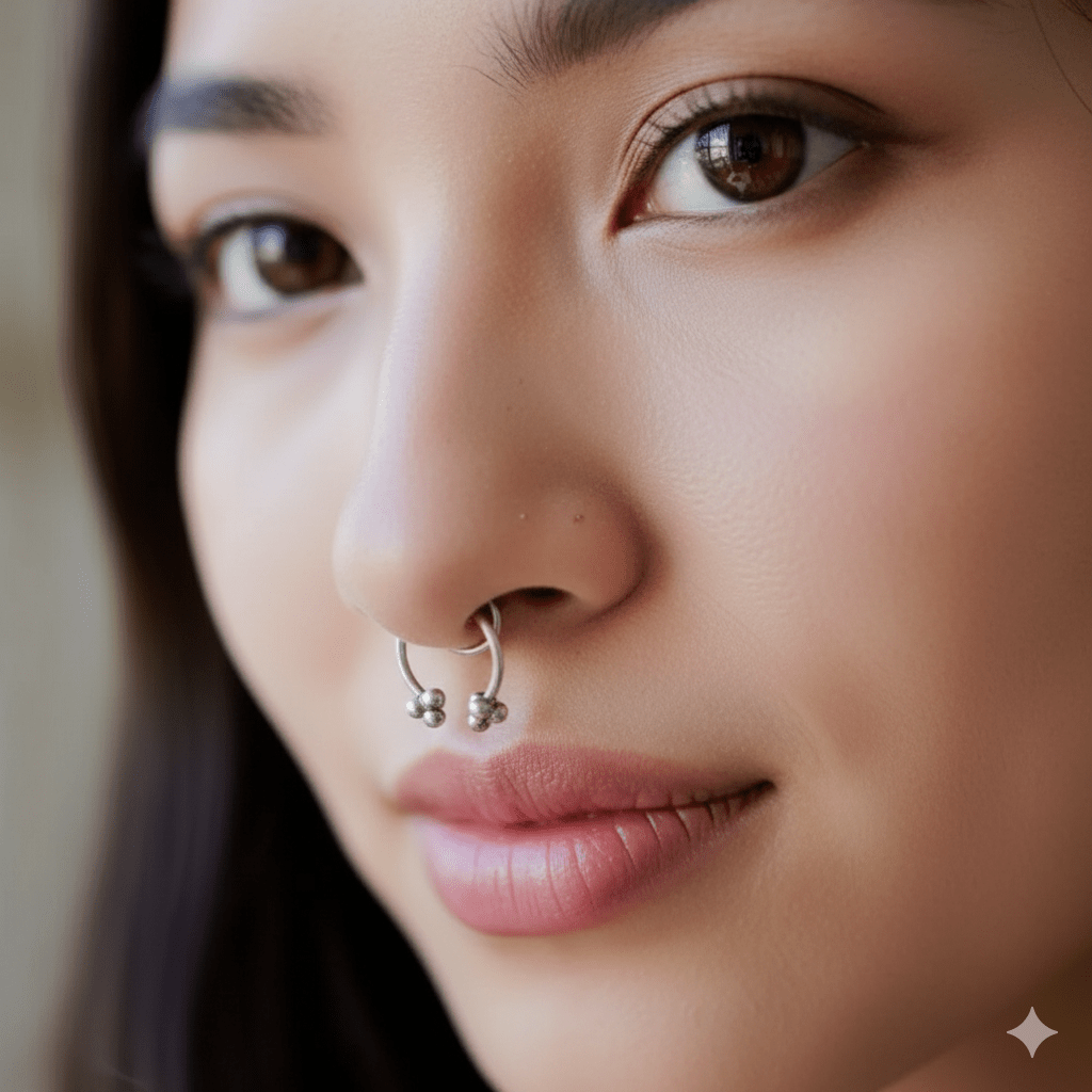 Flip-Up Septum Rings: The Best Hidden Piercing Hack No One Talks About - Quirksmith