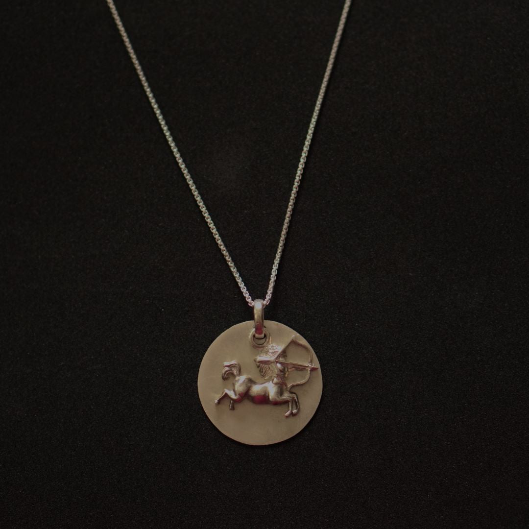 Sagittarius Zodiac Silver Necklace & Pendant – Gifts for December Born! - Quirksmith