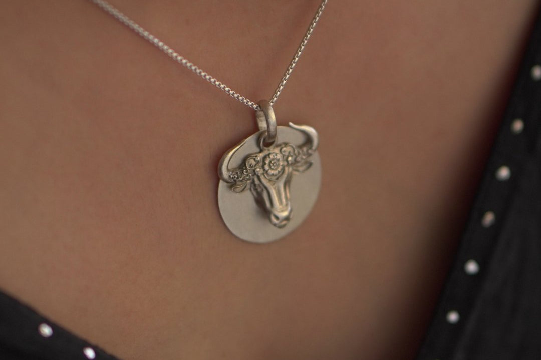 Taurus Pendant - Without chain - Quirksmith