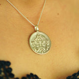 Unlock elegance with Quirksmith's Maa Durga Coin Pendant from Shark Tank India, handcrafted and perfect for gifting.