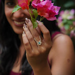 Quirksmith Floral Heirloom Ring -Handcrafted in 92.5 Silver, Perfect for Shark Tank India Season 3.