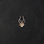 Discover the elegance of Quirksmith's Sadabahar Septum Ring: 92.5 silver clip-on available for purchase!