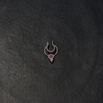 Shop now for Quirksmith's 92.5 silver Bindu septum ring - Unique adornment awaits!