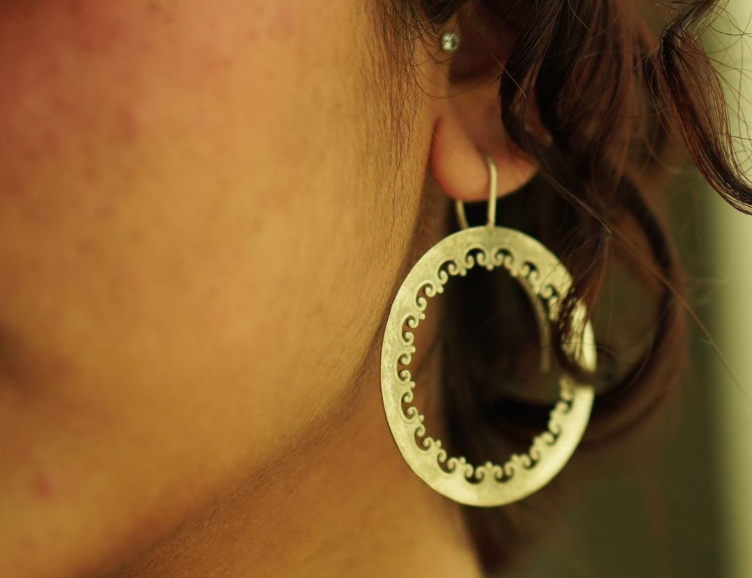 Darpan Earrings by Quirksmith – Quirky and Modern, Handcrafted in 92.5 Silver